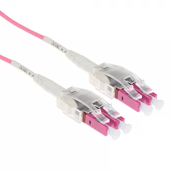 ACT Cabo de fibra ótica multimodo 50/125 OM4 polarity twist de 5 metros com fichas LC