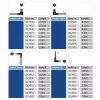 ACT Cabo de patch slimline U/UTP CAT6A LSZH preto de 1,5 m com fichas RJ45 anguladas 90° para baixo em reto