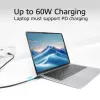 Cabo USB 3.0 10Gbps 60W USB Type-C ACT, 1 metro, 1 m, USB C, USB C, USB 3.2 Gen 2 (3.1 Gen 2), 10 Gbit/s, preto