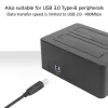 Cabo adaptador ACT USB-C fêmea para USB-B 2.0 impressora 0,2 m