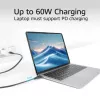 Cabo USB ACT AC7445 USB 3.2 Gen 2 (3.1 Gen 2) 5 m USB C 10 Gbit/s 60 W preto