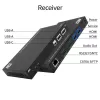 Conjunto extensor de média AV ACT com switch USB-C duplo, CAT6A, 100 metros