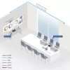 Conjunto extensor de média AV ACT com switch USB-C duplo, CAT6A, 100 metros