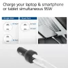 Carregador de automóvel USB-C de 2 portas com carregamento rápido 95W ACT com Power Delivery PPS, Quick Charge e GaNFast