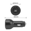 Carregador de automóvel USB-C de 2 portas com carregamento rápido 95W ACT com Power Delivery PPS, Quick Charge e GaNFast