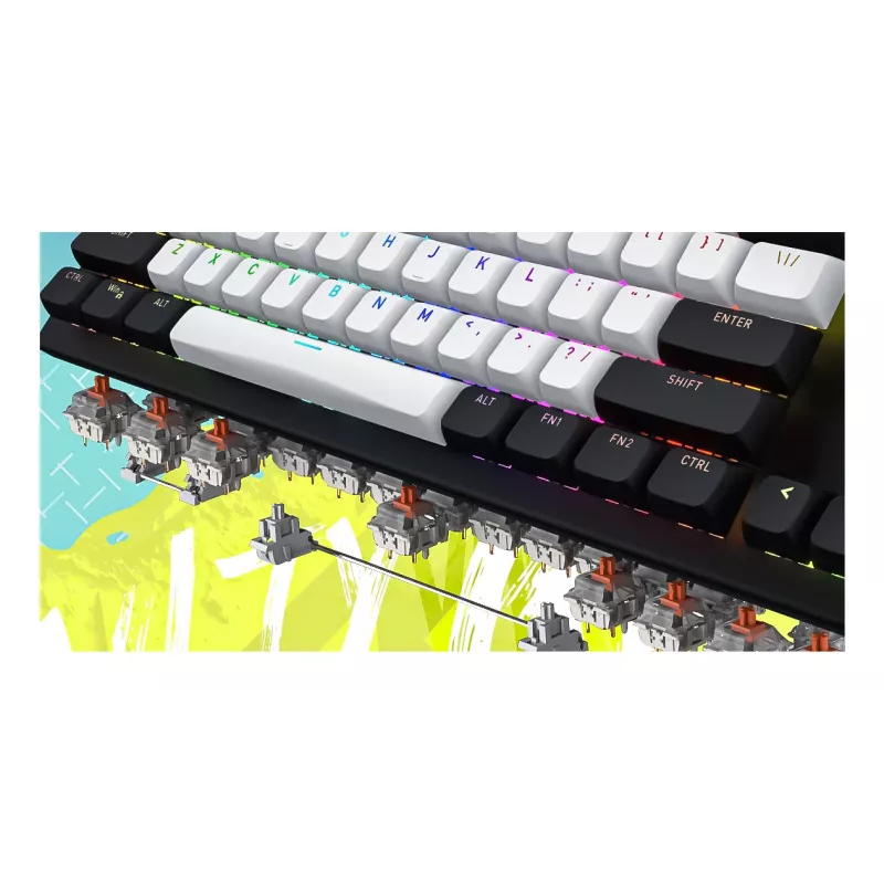 HATOR Gravity TKL teclado gaming USB QWERTY US English preto