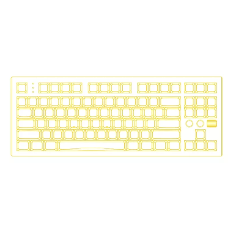 HATOR Gravity TKL teclado gaming USB QWERTY US English preto