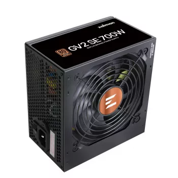 Zalman ZM700-GV2SE fonte de alimentação 700 W 20+4 pinos ATX ATX preto