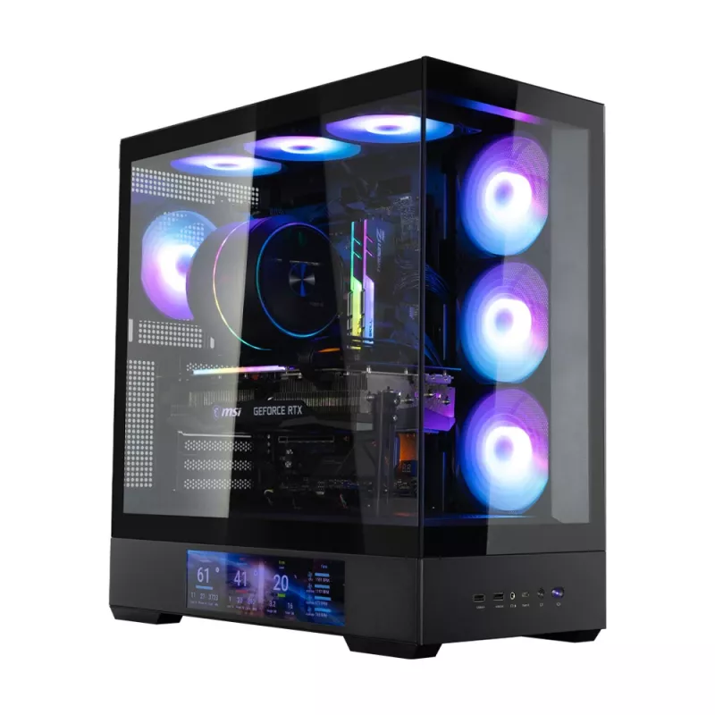 Zalman P40 DS preto midi tower
