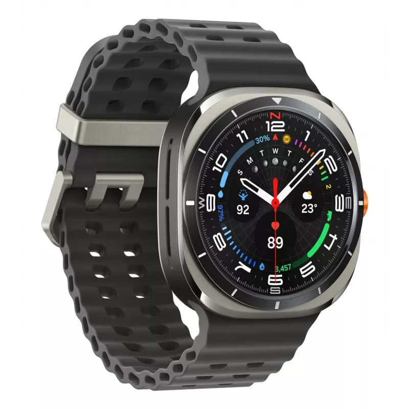 Samsung Galaxy Watch Ultra 3,81 cm (1,5 polegadas) AMOLED 47 mm digital 480 x 480 píxeis ecrã tátil 4G prateado WLAN GPS (satélite)