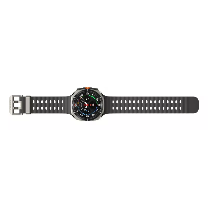 Samsung Galaxy Watch Ultra 3,81 cm (1,5 polegadas) AMOLED 47 mm digital 480 x 480 píxeis ecrã tátil 4G prateado WLAN GPS (satélite)