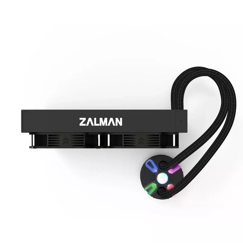 Zalman RESERATOR5 Z24 ARGB preto sistema de refrigeração de computador processador refrigeração líquida all-in-one 12 cm