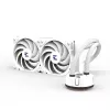 Zalman Reserator5 Z24 ARGB branco refrigerador líquido all-in-one para processadores 12 cm