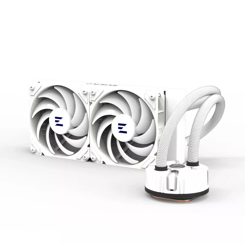 Zalman Reserator5 Z24 ARGB branco refrigerador líquido all-in-one para processadores 12 cm