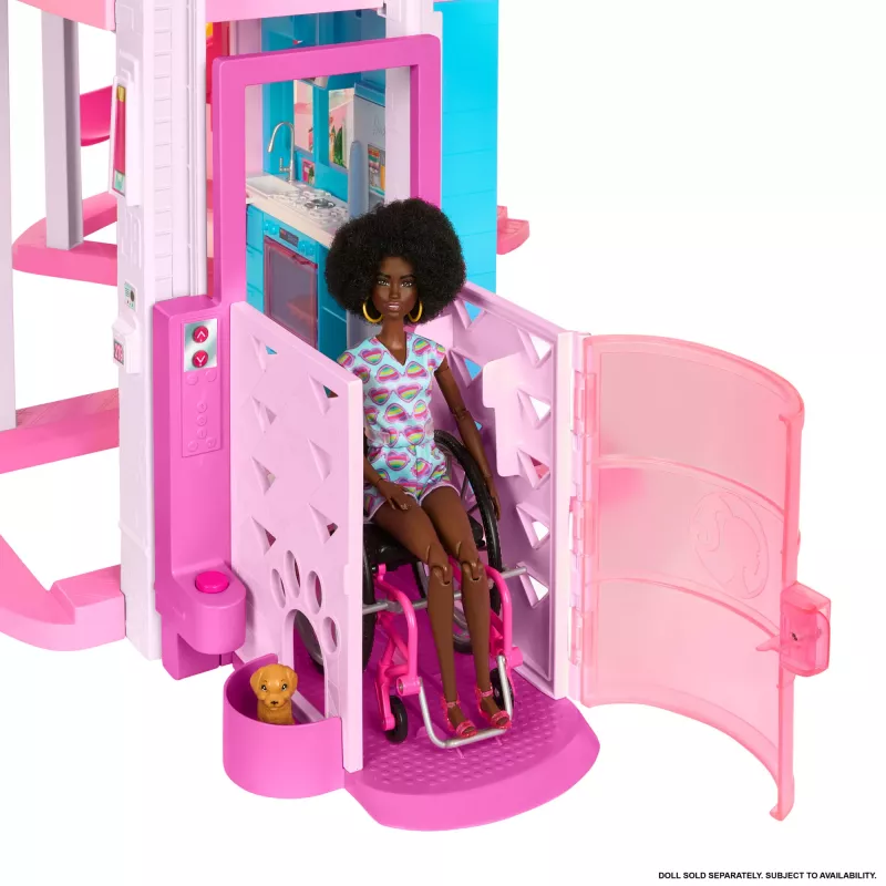 Barbie Dreamhouse casa de bonecas com piscina e escorrega - mais de 75 peças (HMX10)