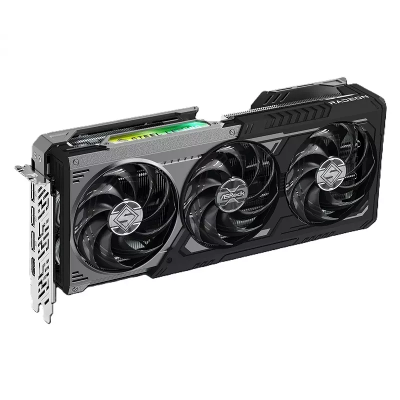 ASRock Radeon RX 9070 GRE Steel Legend Dark 12GB OC placa gráfica