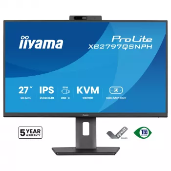 iiyama ProLite XB2797QSNPH-B1 monitor 27 polegadas QHD IPS 75Hz