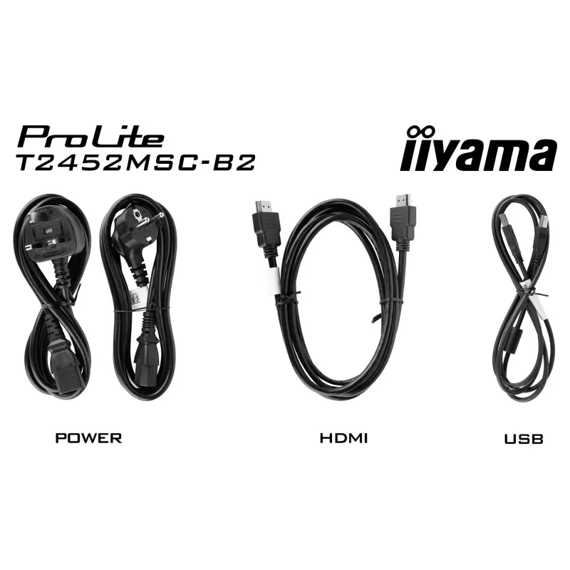 iiyama ProLite T2452MSC-B2 monitor touchscreen 23,8 polegadas FHD