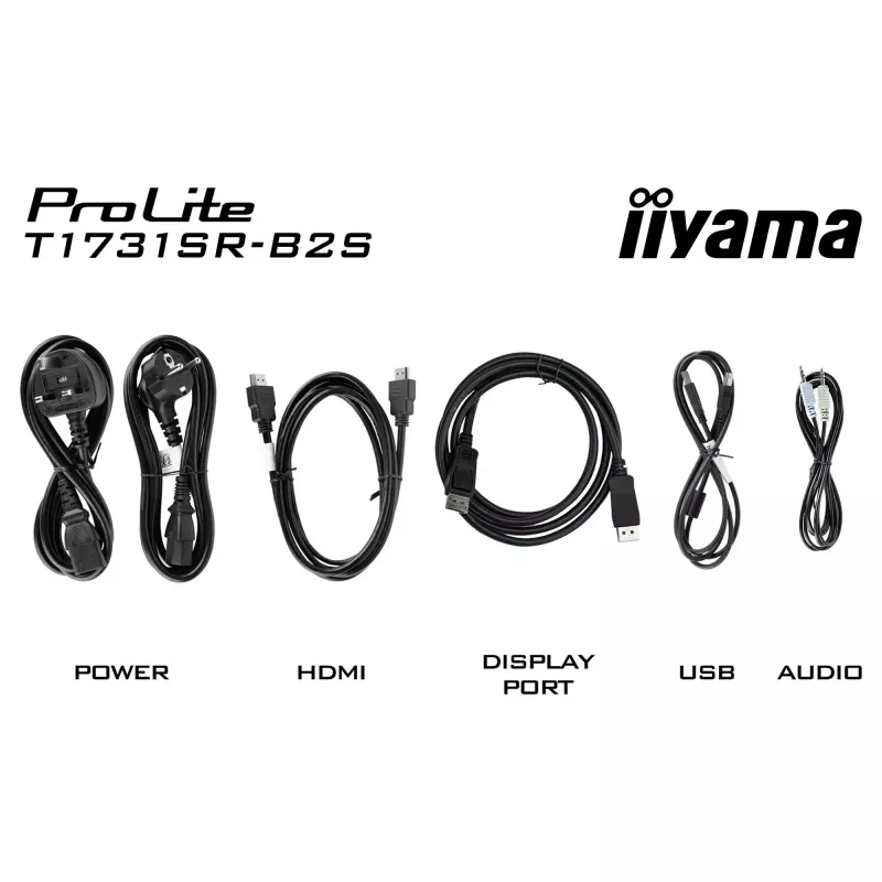 iiyama ProLite T1731SR-B2S monitor touchscreen 17 polegadas SXGA