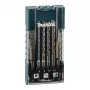 Makita E-15746 conjunto de brocas e cinzéis SDS-Plus, 6 peças