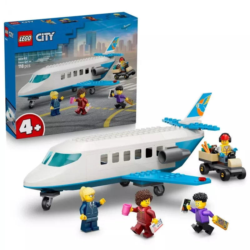 LEGO City 60492 Avião de Passageiros (118 peças)