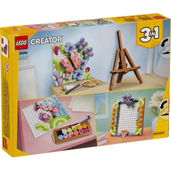 LEGO Creator 3-in-1 31390 Quadro Decorativo de Arte Floral (348 peças)