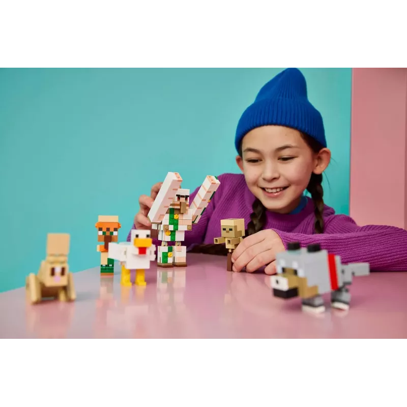 LEGO Minecraft 21592 Ataque no Deserto do Cavaleiro de Galinhas (428 peças)