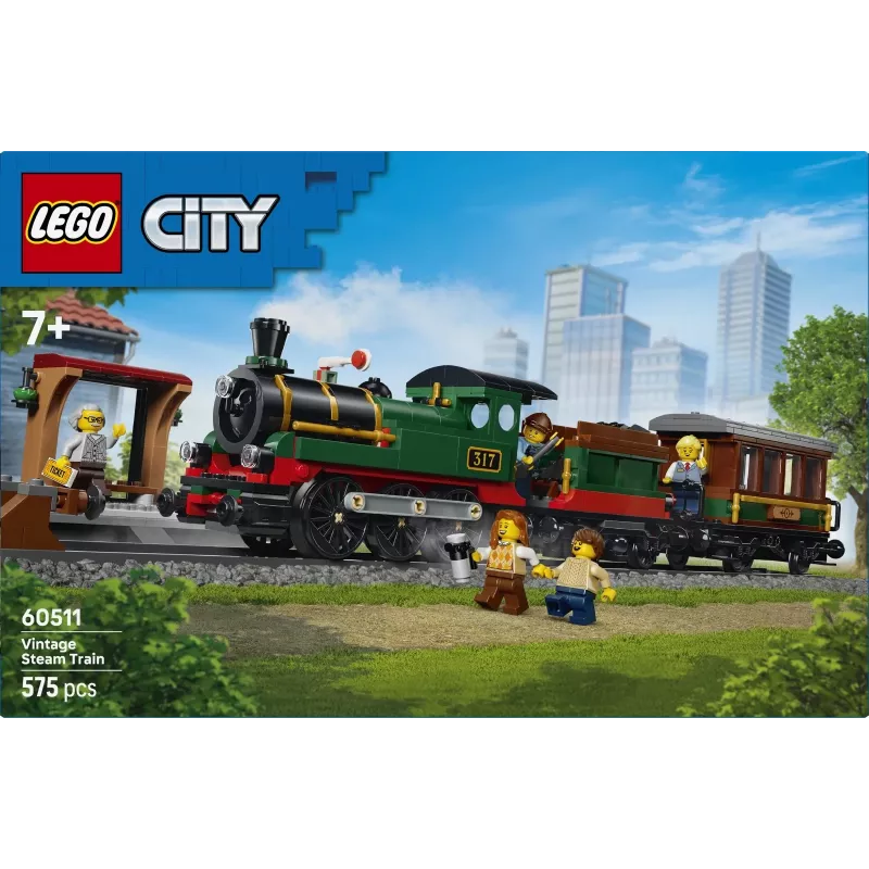 LEGO City 60511 Comboio a Vapor Histórico (575 peças)