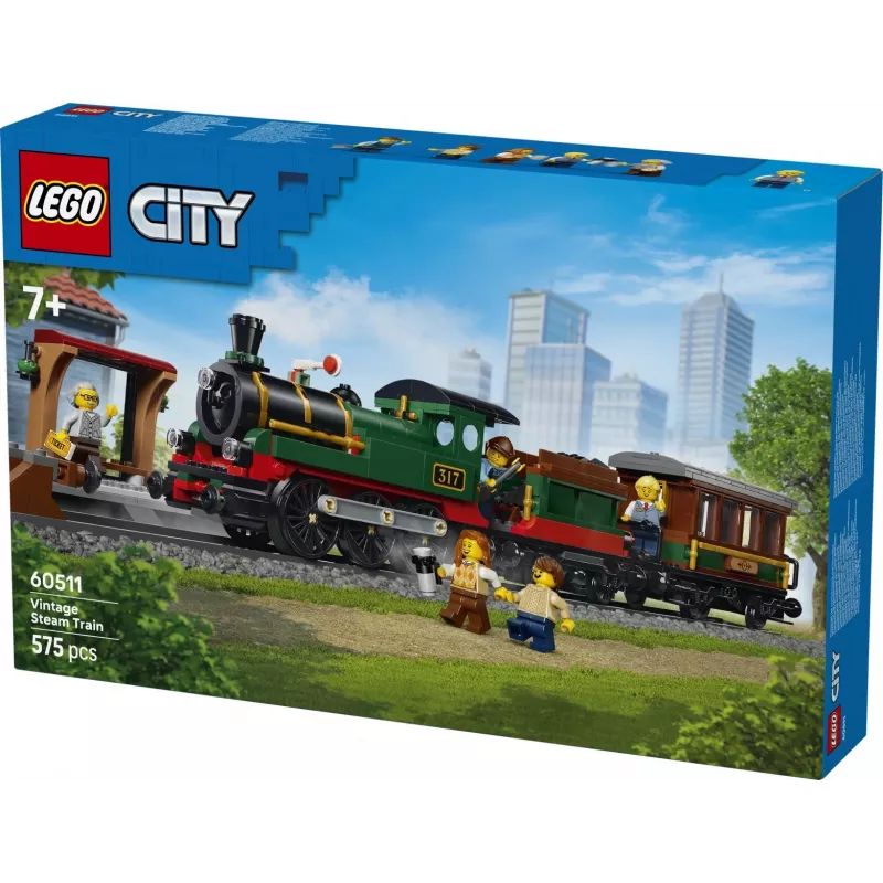 LEGO City 60511 Comboio a Vapor Histórico (575 peças)