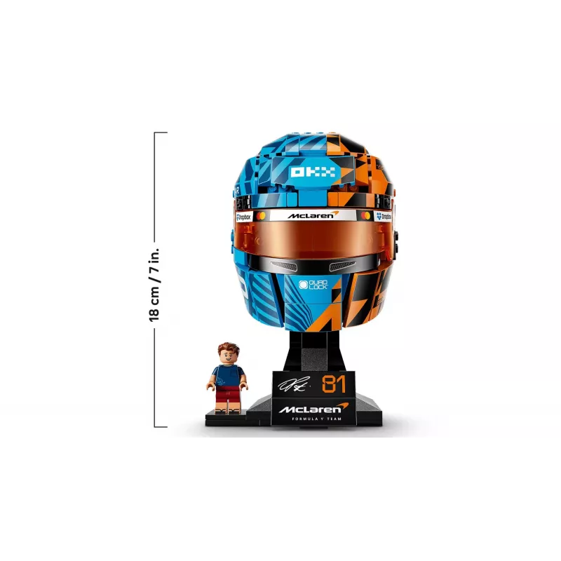 LEGO Editions 43017 Capacete McLaren F1 de Oscar Piastri (793 peças)