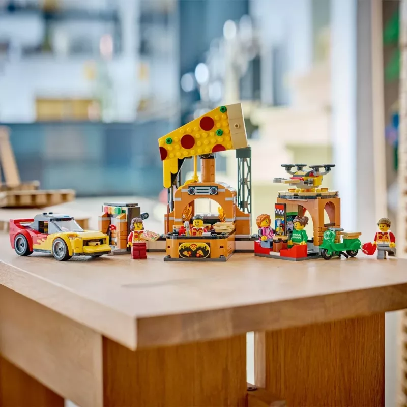 LEGO City 60496 Serviço de Entrega de Pizza com Veículos (494 peças)