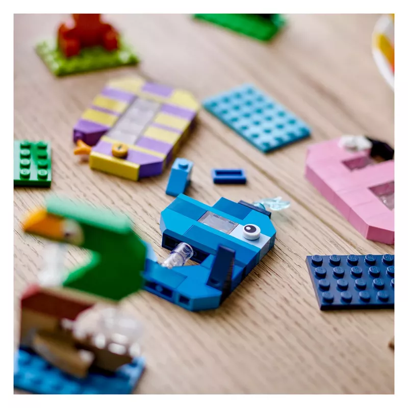 LEGO 40807 Números de Aniversário - Decoração de Bolo com Animais para Construir (281 peças)