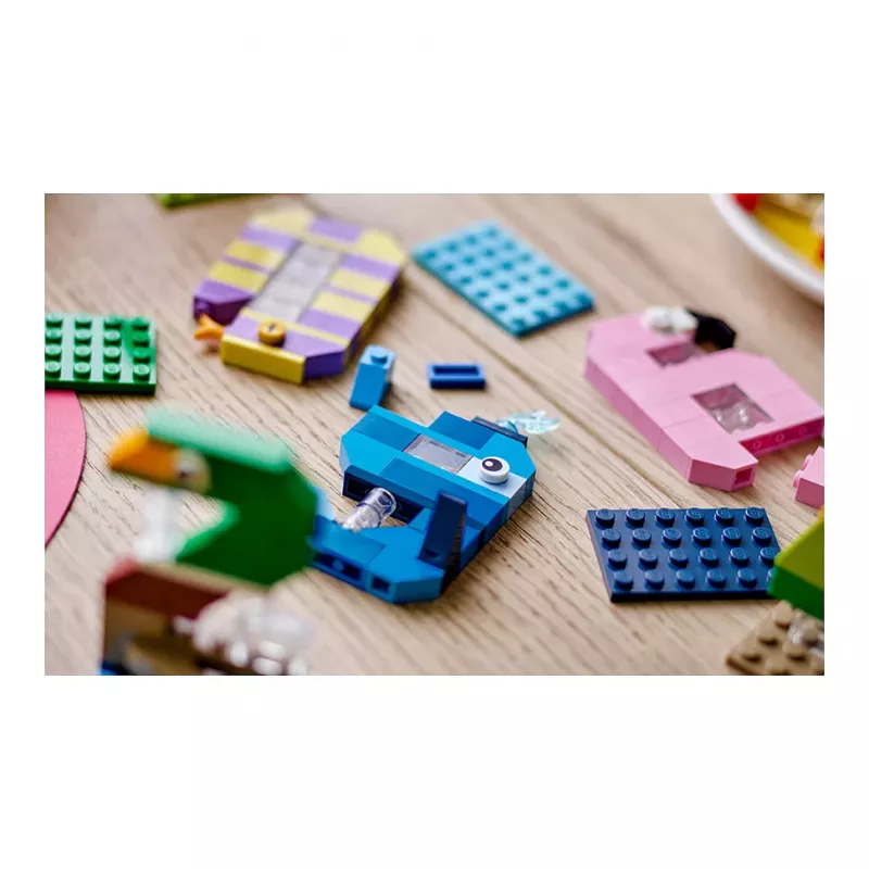 LEGO 40807 Números de Aniversário - Decoração de Bolo com Animais para Construir (281 peças)