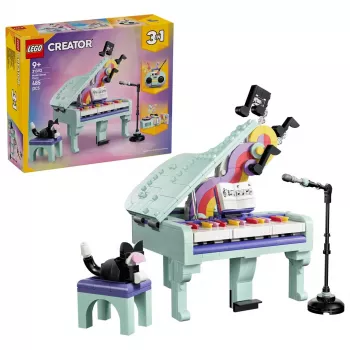 LEGO Creator 3-in-1 31392 Piano Decorativo com Gato (485 peças)