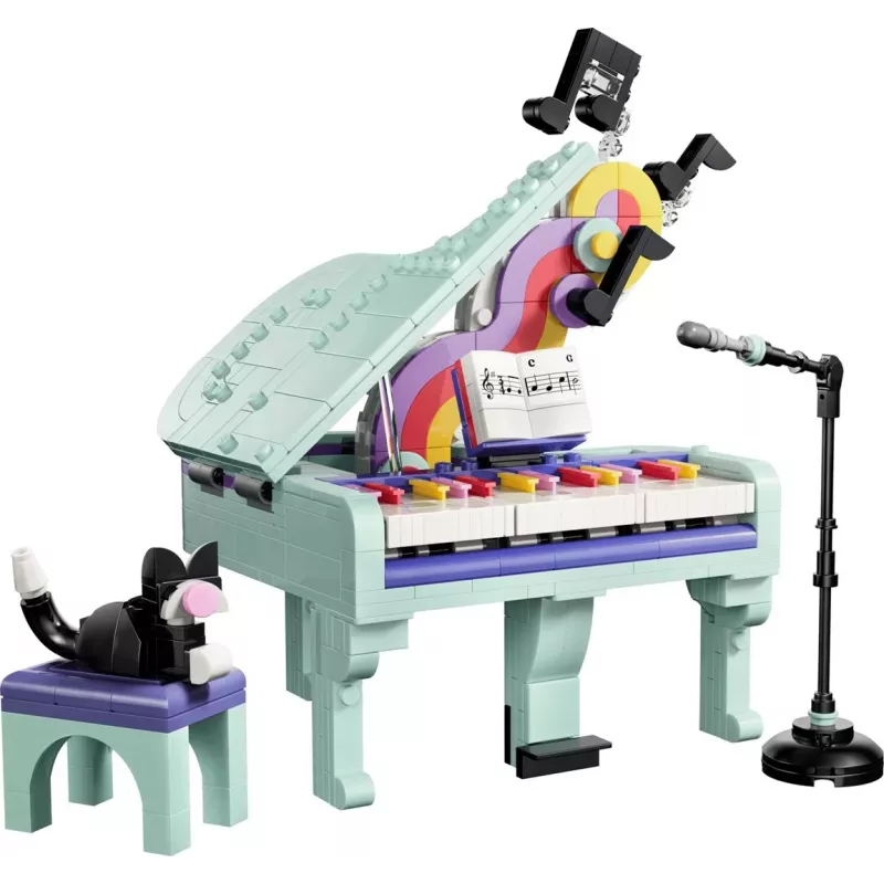 LEGO Creator 3-in-1 31392 Piano Decorativo com Gato (485 peças)