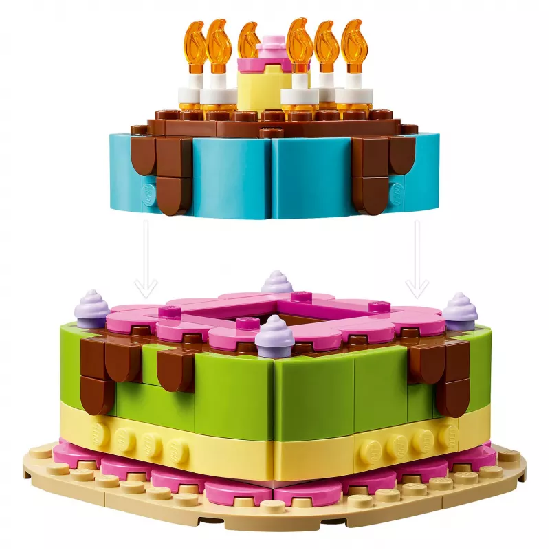 LEGO 40815 Bolo de Aniversário - Bolo com Velas para Construir (219 peças)