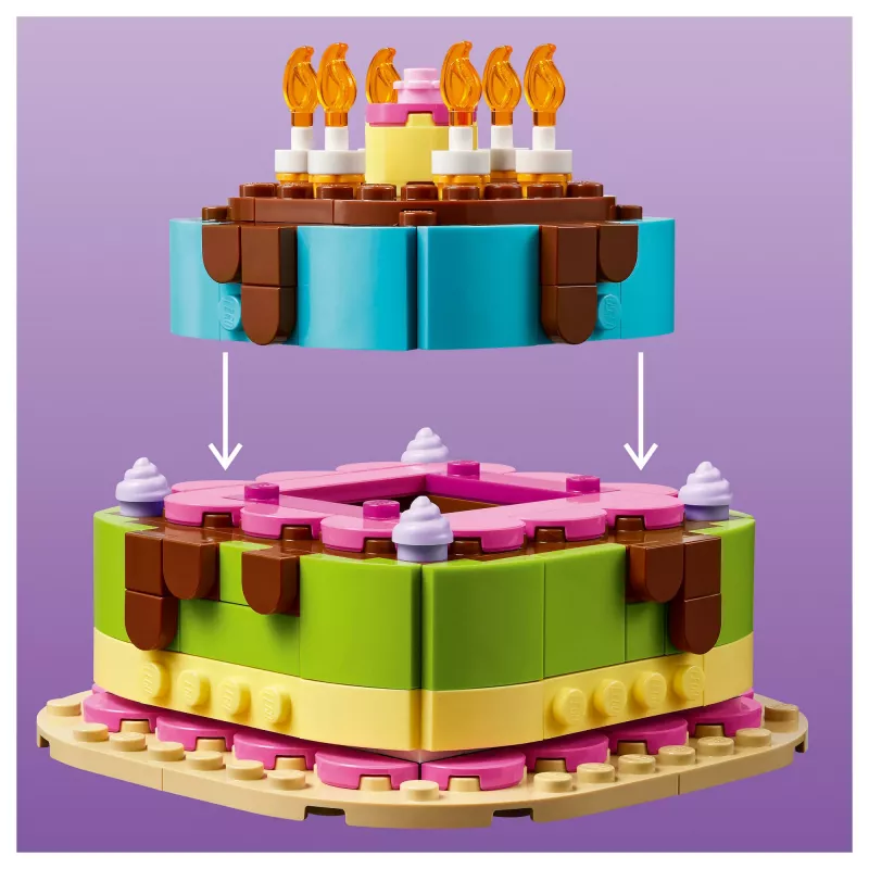 LEGO 40815 Bolo de Aniversário - Bolo com Velas para Construir (219 peças)