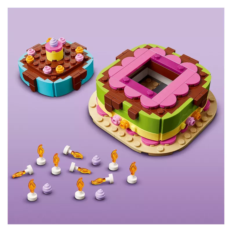 LEGO 40815 Bolo de Aniversário - Bolo com Velas para Construir (219 peças)