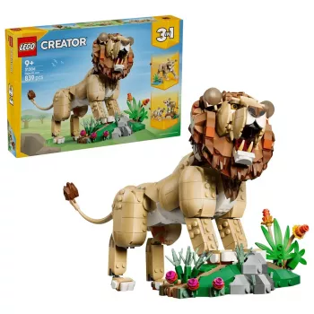 LEGO Creator 3-in-1 31386 Animais Selvagens: Leão Majestoso (839 peças)