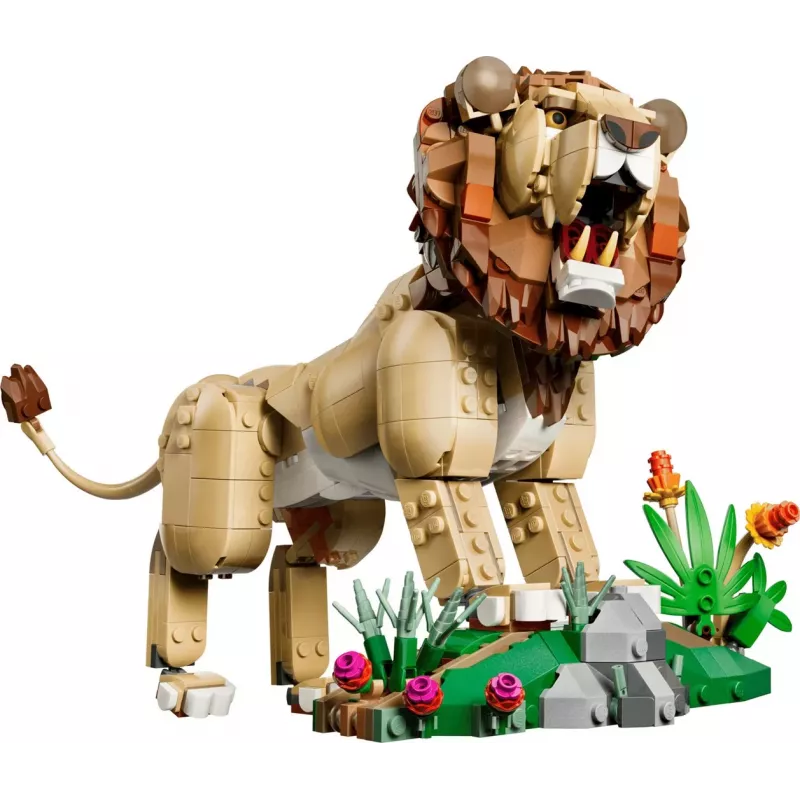 LEGO Creator 3-in-1 31386 Animais Selvagens: Leão Majestoso (839 peças)