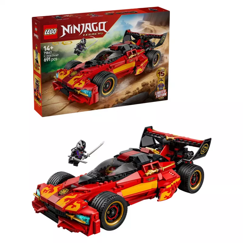 LEGO NINJAGO 71867 X-1 Ninja Charger 15.º Aniversário (691 peças)