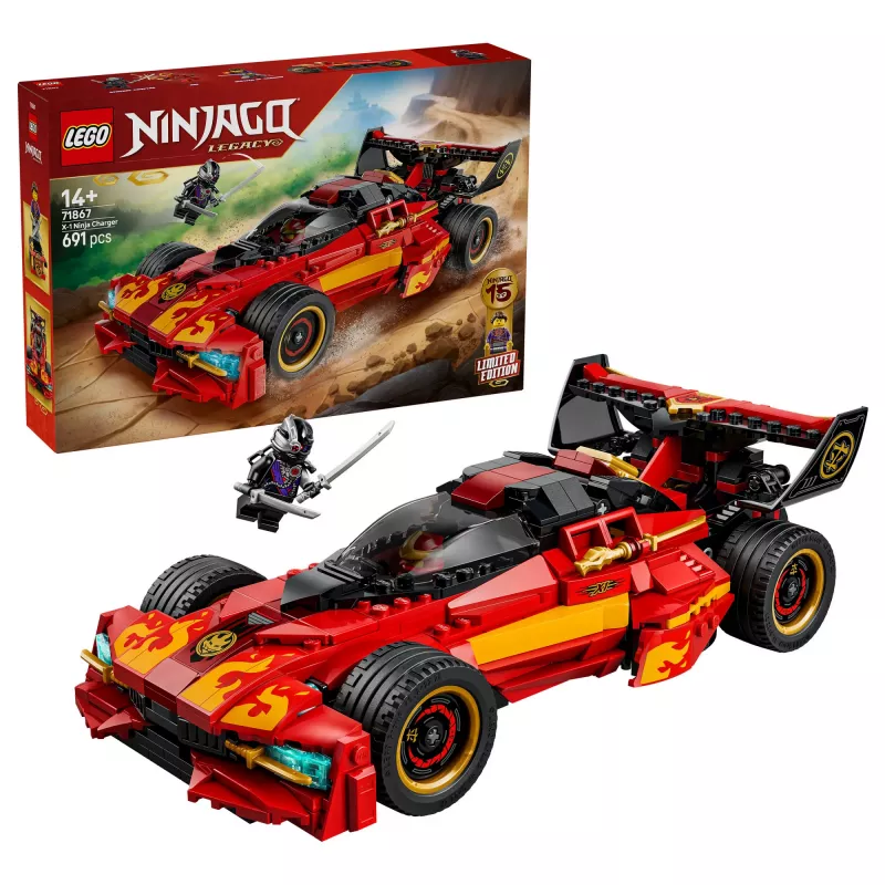 LEGO NINJAGO 71867 X-1 Ninja Charger 15.º Aniversário (691 peças)
