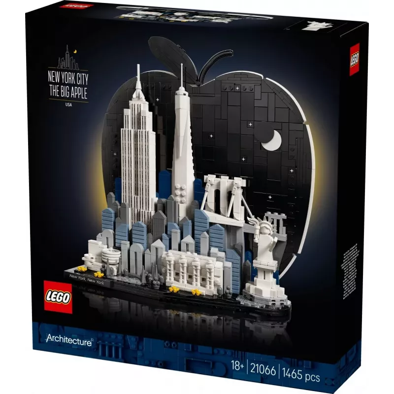 LEGO Architecture 21066 Nova Iorque - A Grande Maçã (1465 peças)