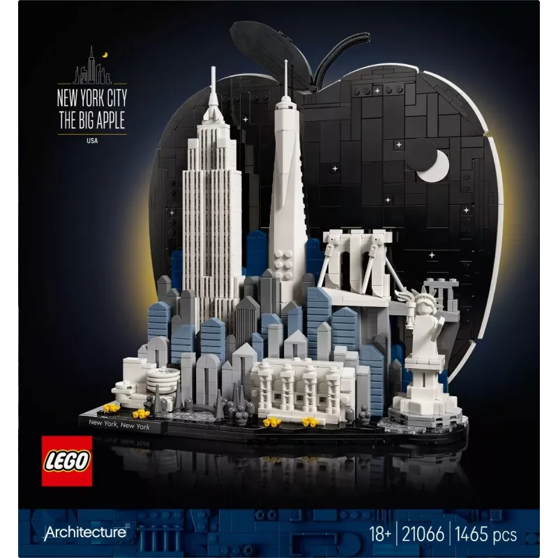 LEGO Architecture 21066 Nova Iorque - A Grande Maçã (1465 peças)