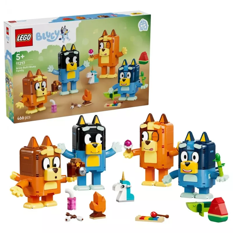 LEGO Bluey 11217 Família Bluey em Peças (466 peças)