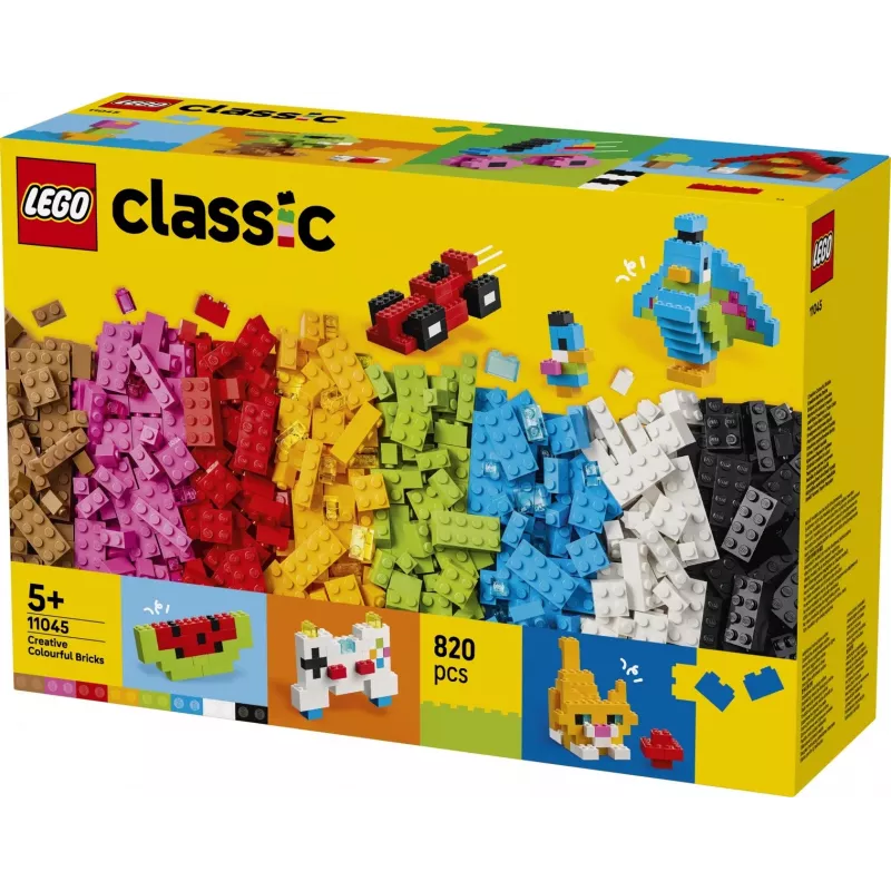 LEGO Classic 11045 Peças Criativas Coloridas (820 peças)