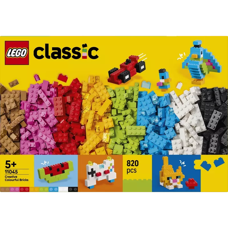 LEGO Classic 11045 Peças Criativas Coloridas (820 peças)