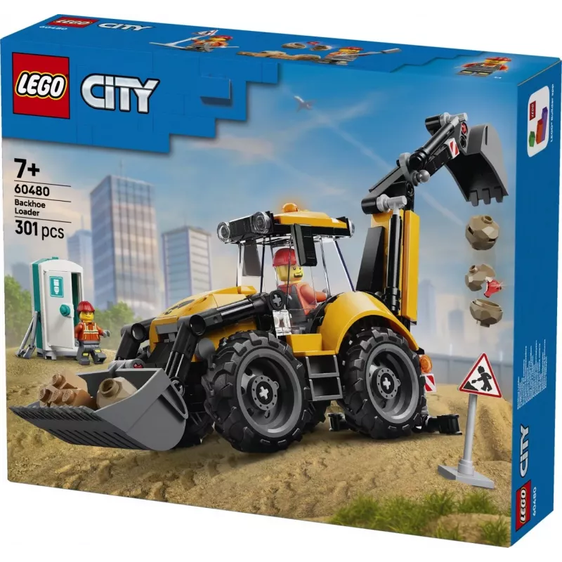 LEGO City 60480 Pá Carregadora Amarela (301 peças)