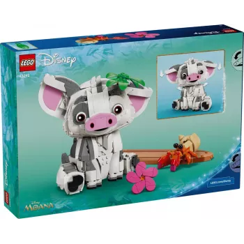 LEGO Disney 43292 Pua (Vaiana) Figura para Construir (885 peças)