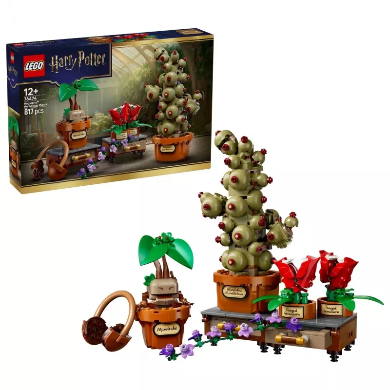LEGO Harry Potter 76474 Plantas de Herbologia de Hogwarts (817 peças)